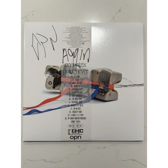 Oneohtrix Point Never ‎– Again / Vinyl 2xLP limited on BLUE / SIGNED AUTOGRAPHED - Picture 1 of 12